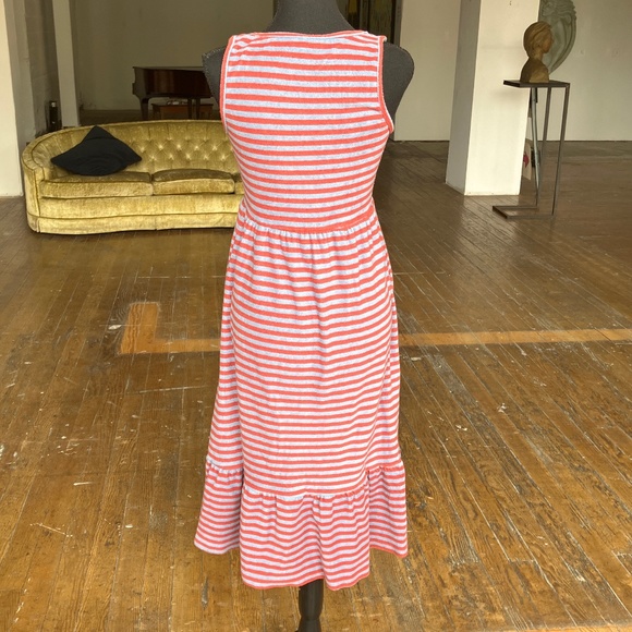 Revolve DRA periwinkle, and coral ruffled him sleeveless dress - Picture 6 of 8